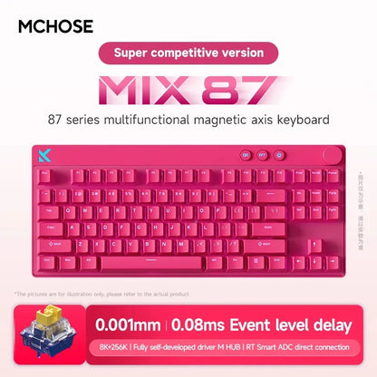 MCHOSE Mix87 Magnetic Switch Wired Mechanical Gaming Keyboard