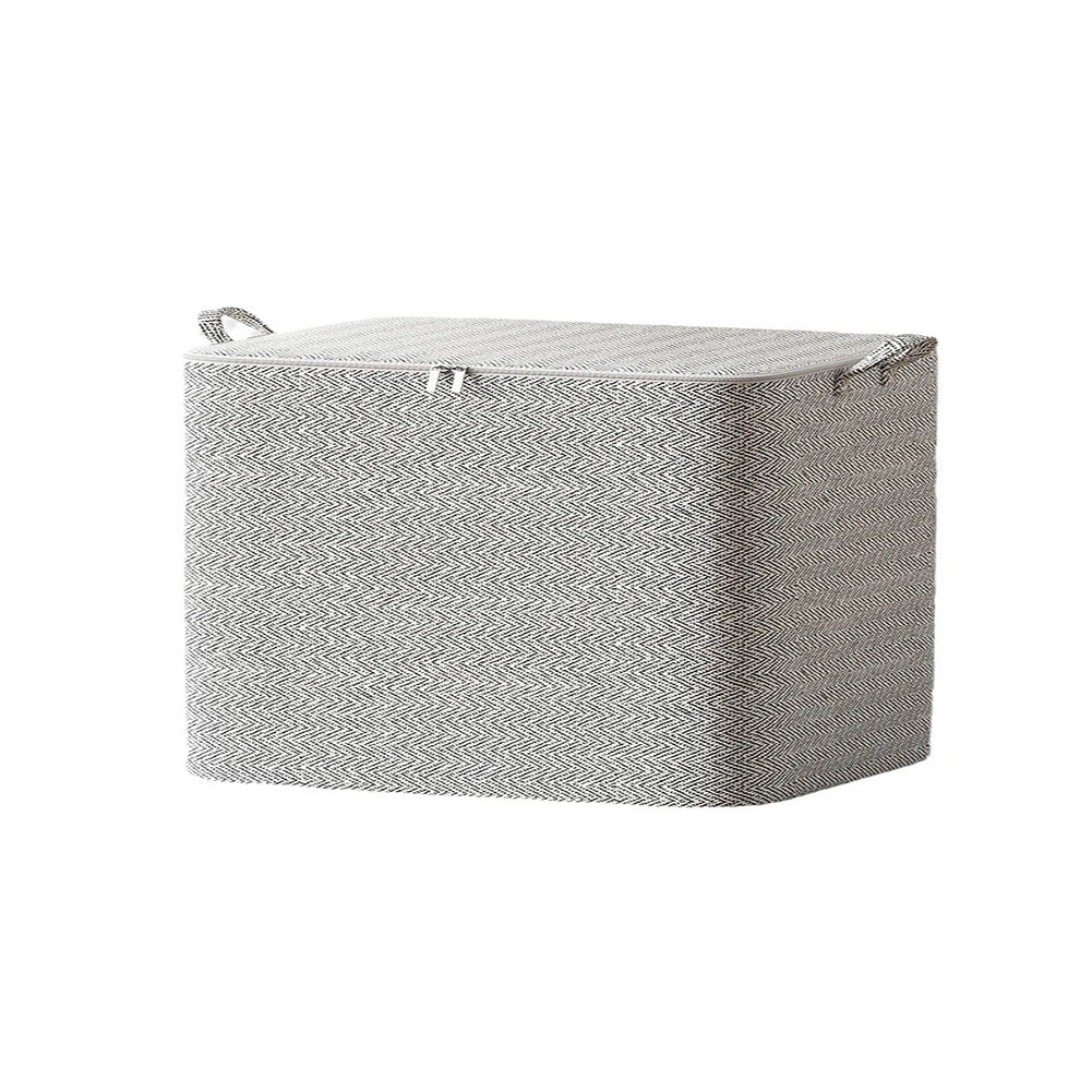 Clothes Storage Baskets Foldable Clothes Storage Bins Multifunctional Large Capacity with Handle Zipper Household Closet Storage