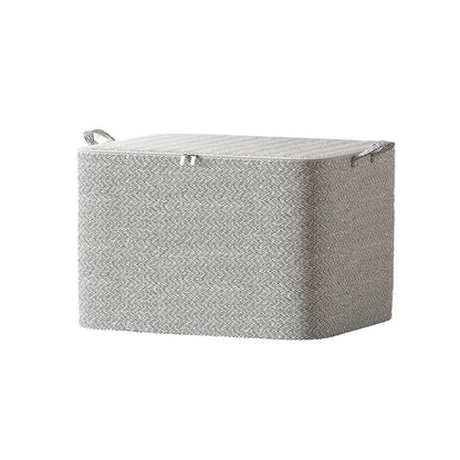 Clothes Storage Baskets Foldable Clothes Storage Bins Multifunctional Large Capacity with Handle Zipper Household Closet Storage