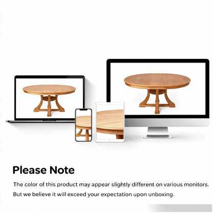 5 Piece Round Extendable Solid Wood Dining Table Set, 4 Rattan Back Chairs With Upholstered Seats, Modern Farmhouse Kitchen Dinner Furniture For Dining Room Kitchen Apartment