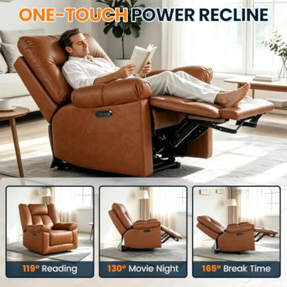 Dual Motor Power Recliner With Independent Headrest And Backrest Control