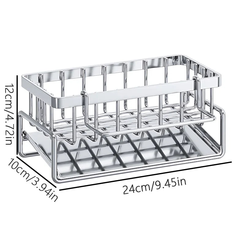 Tilt Water Filter Shelf Drains Sponges Keeps Sink Dry Kitchen