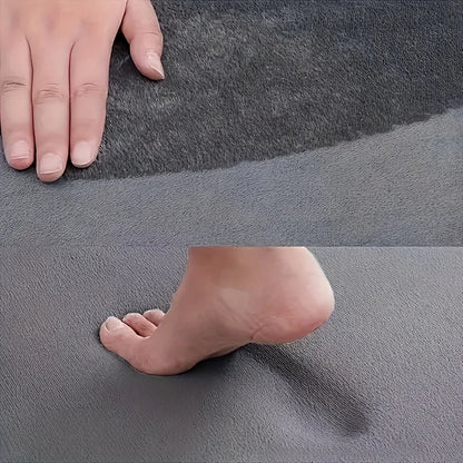 Plush Non Slip Absorbent Flannel Kitchen and Bathroom Floor Mat
