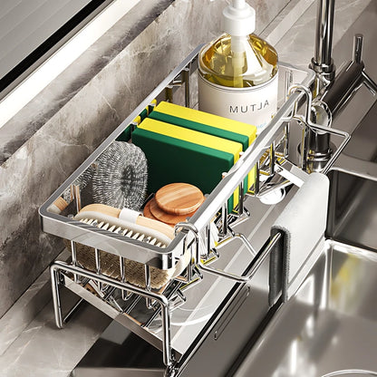 Tilt Water Filter Shelf Drains Sponges Keeps Sink Dry Kitchen