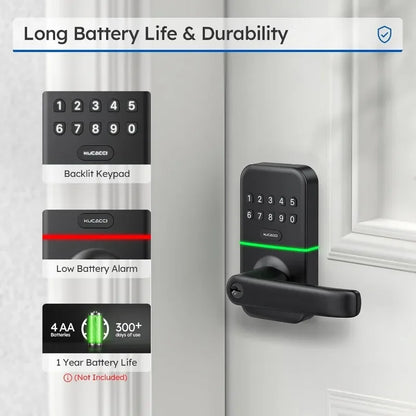 HOT with Keypad: Kucacci Keyless Entry Door Lock - Smart Lock for Front Door - Electronic Door Lock with Digi