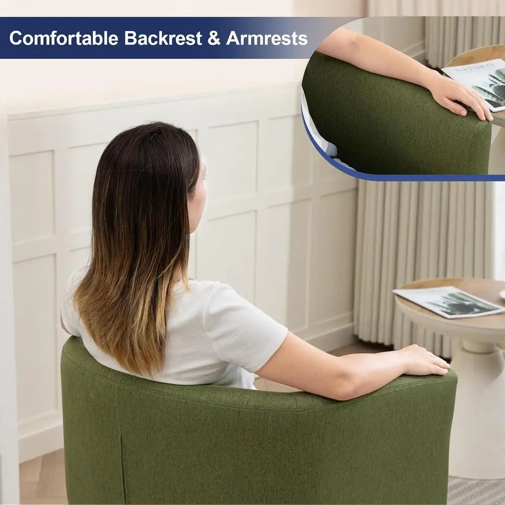Pair Of Modern Accent Chairs With Armrests For Living Rooms