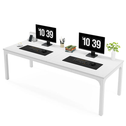 Tribesigns Double Computer Desk for Two Person Home Office Workstation