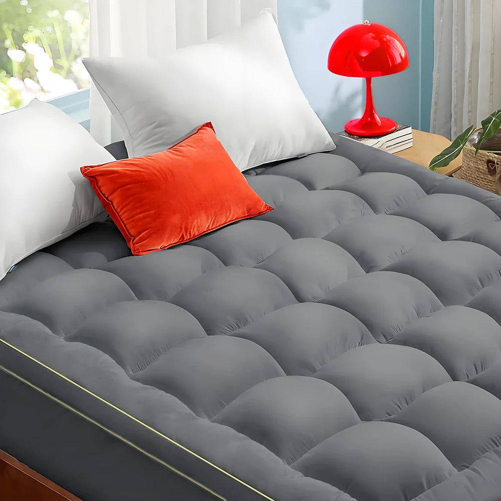 WQSPRING Thick Mattress Topper Extra Thick Pad For Back Pain