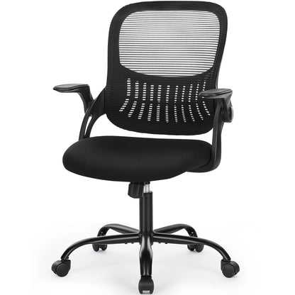 JHK Ergonomic Mid Back Mesh Office Chair With Lumbar Support