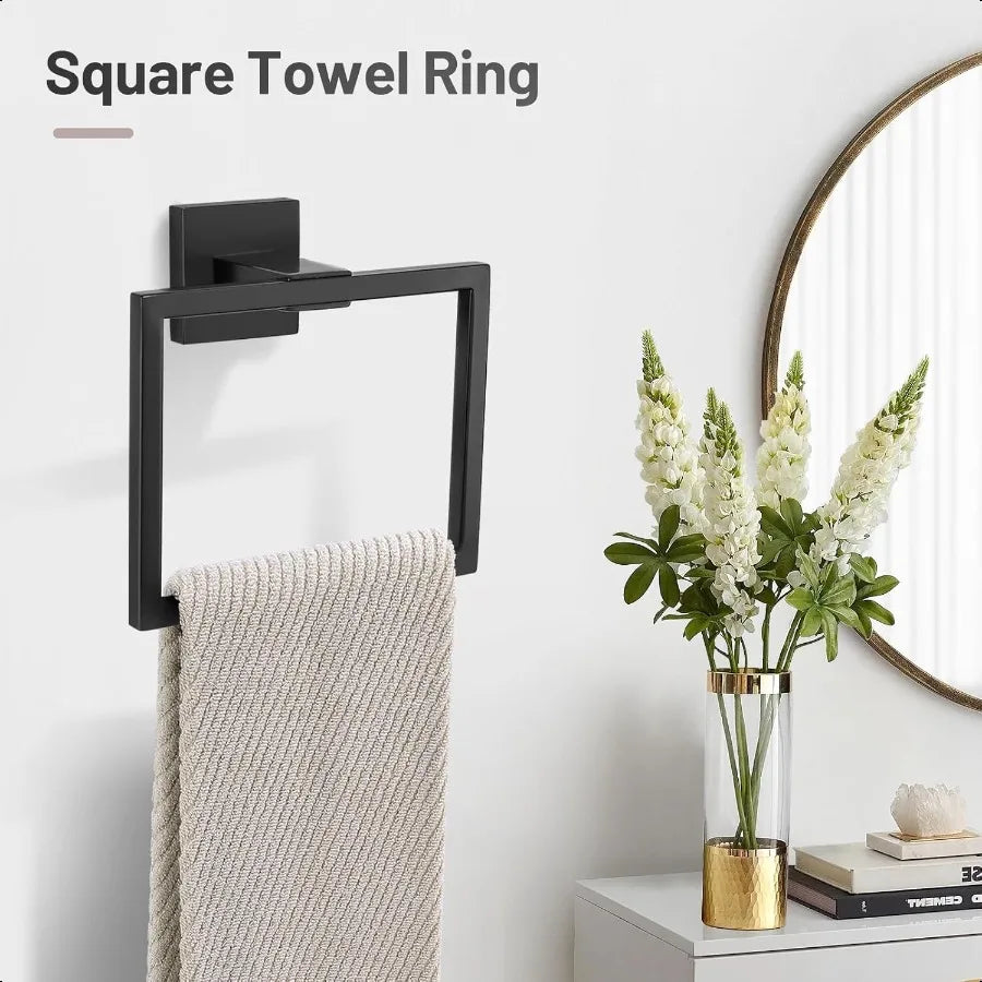 Hign-concerned Stainless Steel Bathroom Hardware Set Towel Bar Holder