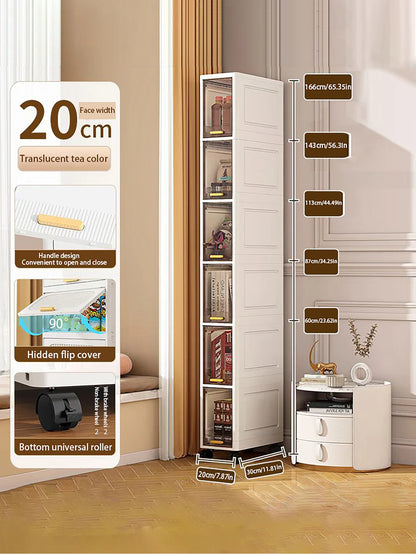 Slim Gap Storage Cabinet Organizer for Kitchen and Bathroom
