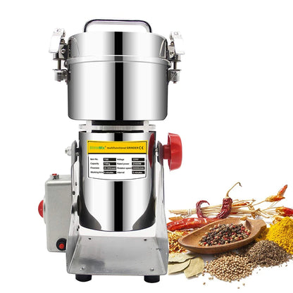 BioloMix Electric Grain And Spice Grinder For Herbs And Coffee