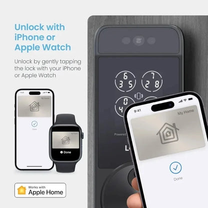 Discount Upgraded version Visage Zeno Series Smart Lock, Facial Recognition &amp; Fingerprint Keyless Entry Door Lock