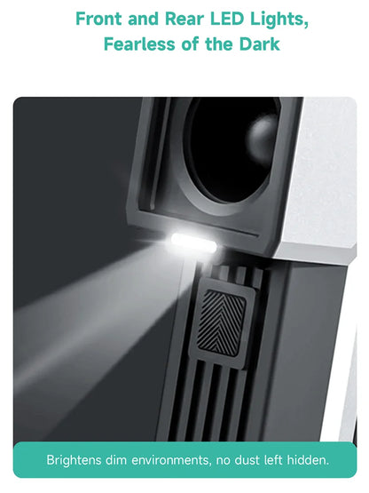 KICA Jetfan Ultra 45m/s Compressed Air Duster Electric Blower LED Lights Portable Cordless 116000 RPM Rechargeable , 4000mAh