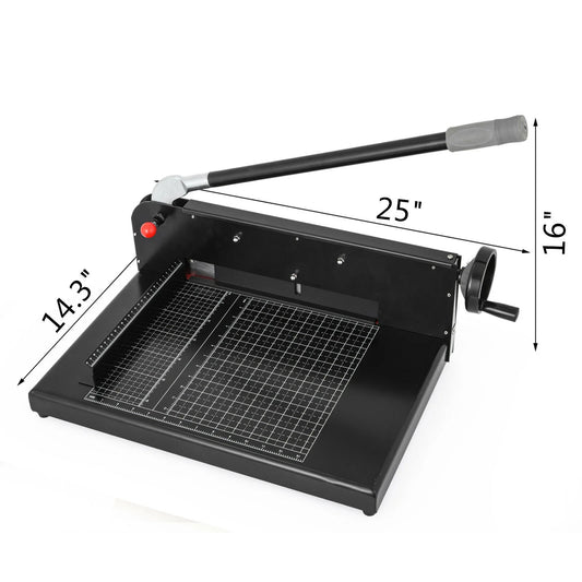 VEVOR 12/17 Inch Manual Paper Cutter Guillotine Trimmer Heavy Duty 300-500 Sheets Shredder for Factory School Office Accessories