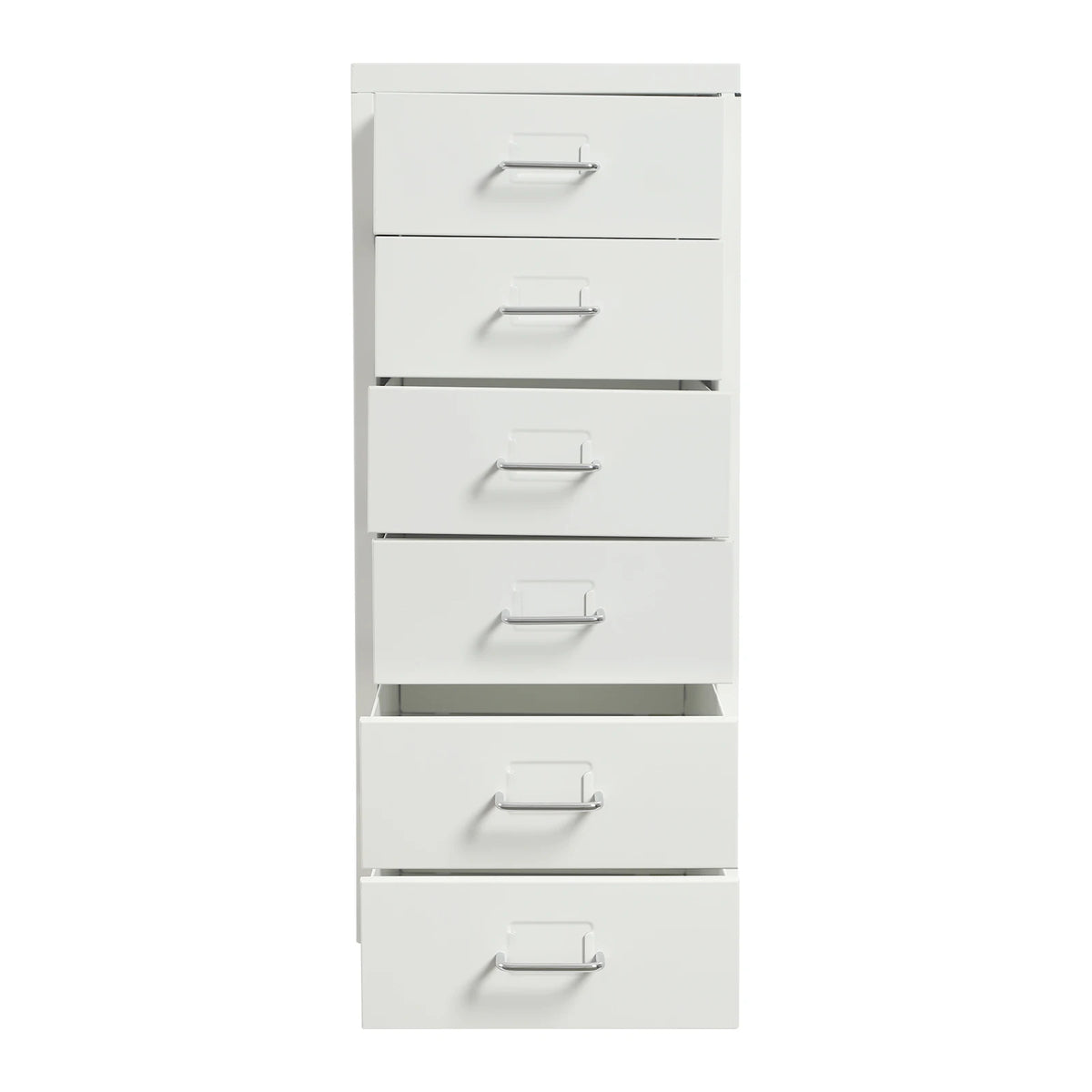 Locking Rolling Metal Filing Cabinet for Home Office Storage