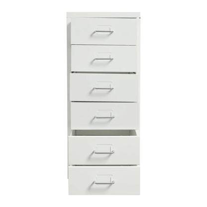 Locking Rolling Metal Filing Cabinet for Home Office Storage