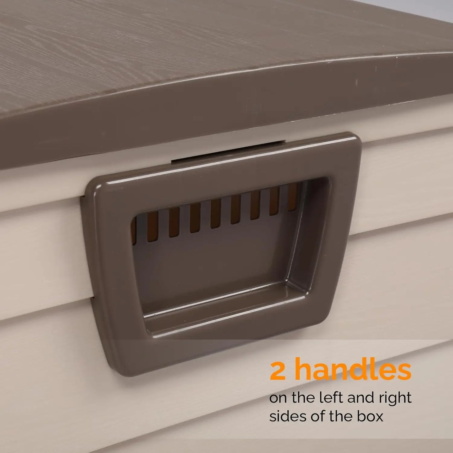 75 Gallon Outdoor Storage Box, Lockable Plastic Storage Containers with Lid, Patio Deck Box Furniture for Garden, Pool, Balcony,