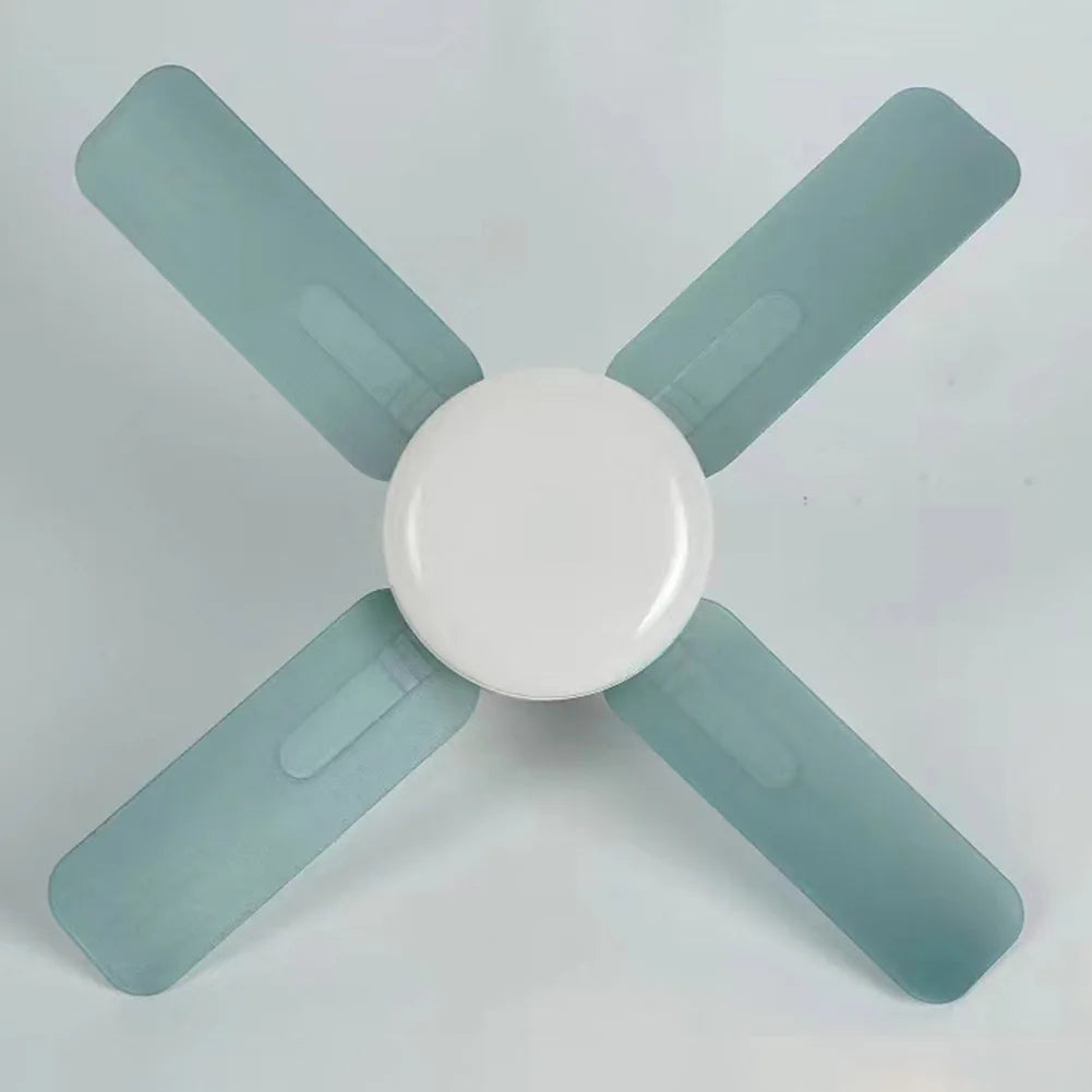 E27 Socket Ceiling Fans with Lights Dimmable 14W LED Small Ceiling Fan Ceiling Fan Light for Bedroom Living Room Kitchen Balcony