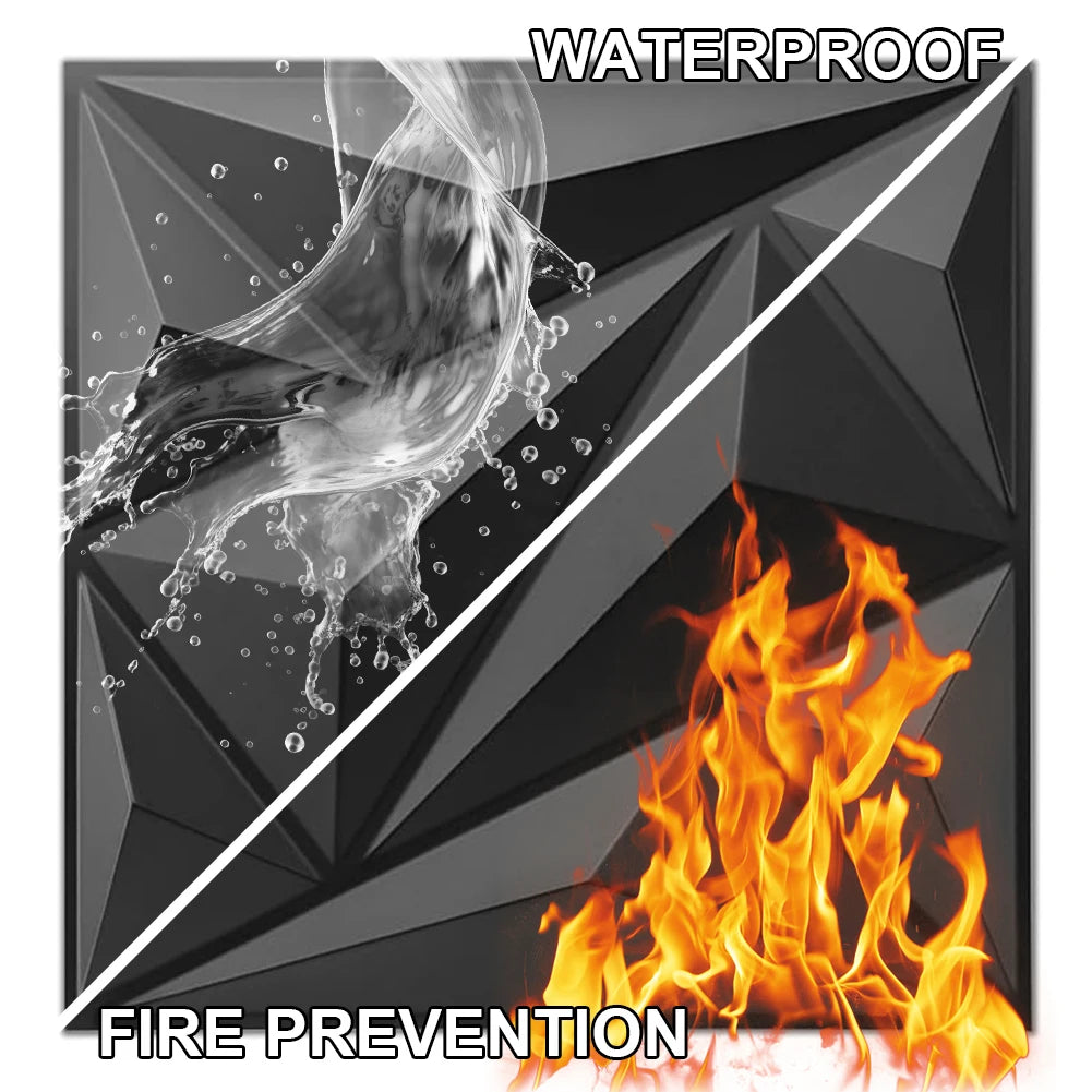 Shunmaii Architectural 3D Diamond Interlocking Wall Panels For LuxuriouslyElegant Living