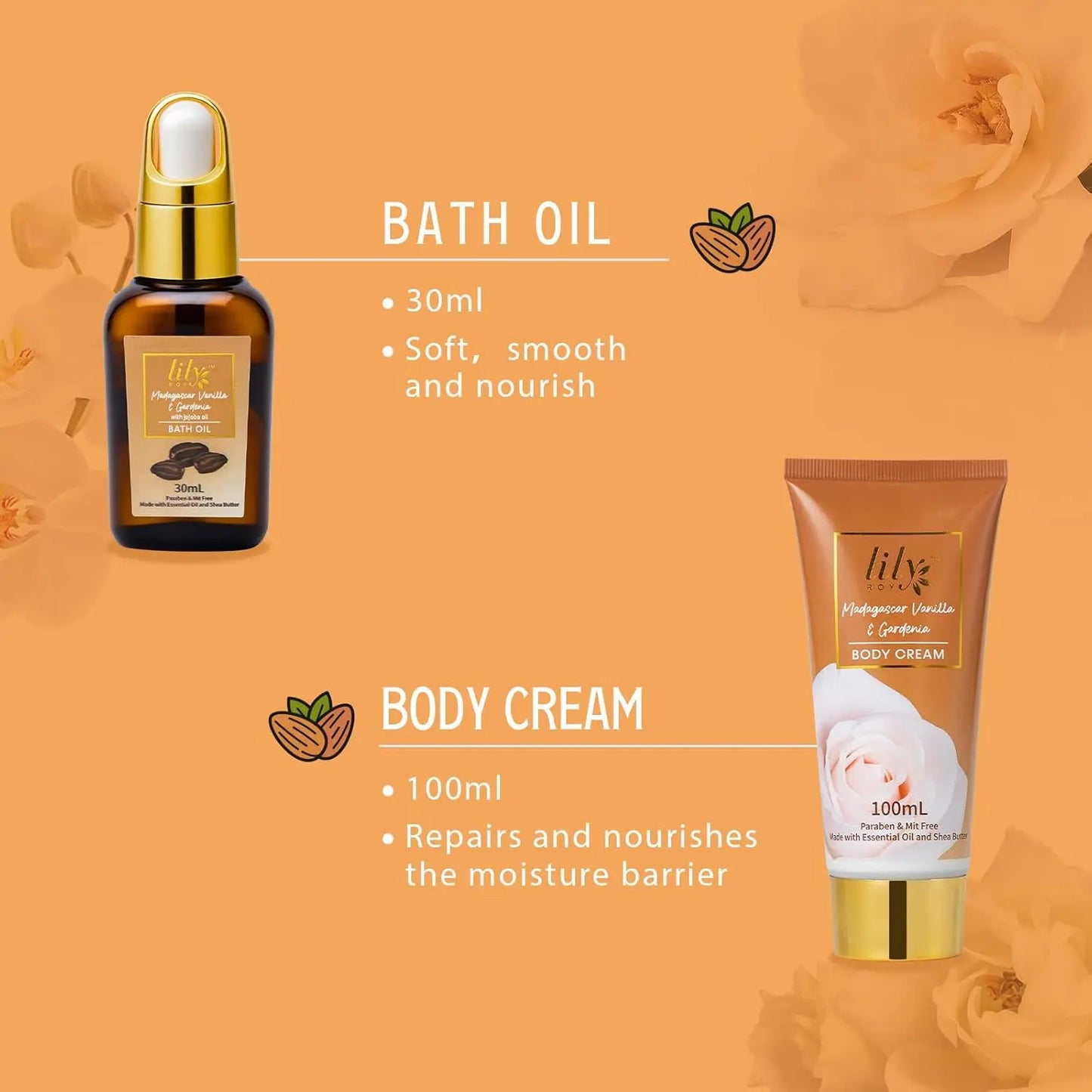 17-Piece Vanilla Bath & Body Gift Set for Women - Spa Basket with Luxurious Essentials, Perfect for Holidays and Self-Care