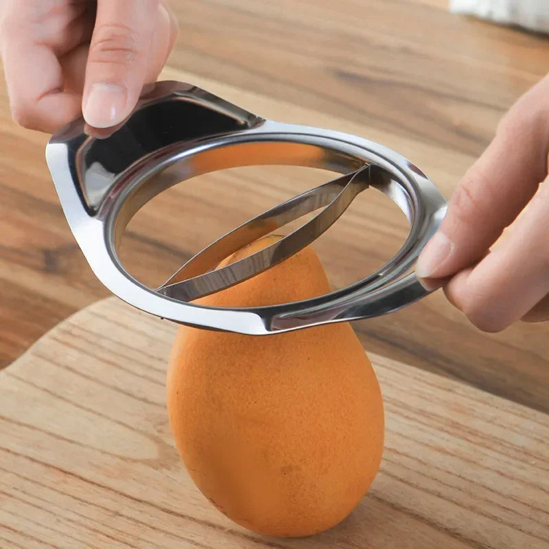 1pc Stainless Mango Slicer Mango Peel Knife Mango Splitters Vegetable Tools Mango Cutters Corer Kitchen Peeler Fruit Tools