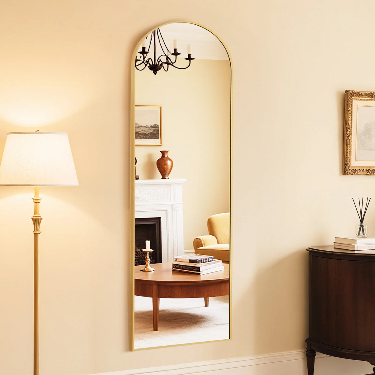 MCQ Shatterproof Full Length Mirror With Aluminum Frame For Home