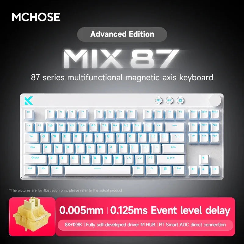 MCHOSE Mix87 Magnetic Switch Wired Mechanical Gaming Keyboard
