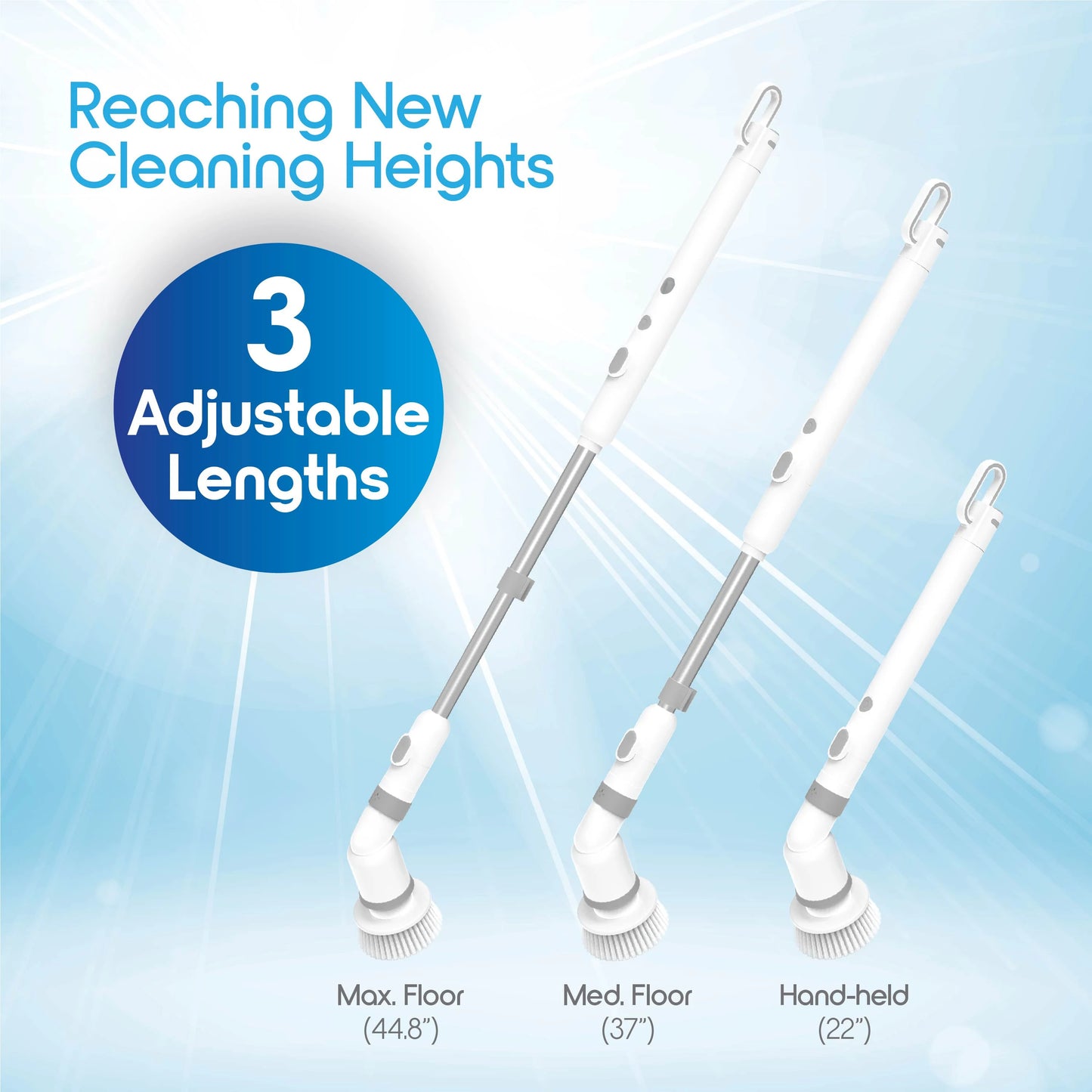 Blossom Electric Spin Scrubber 9 In 1 Cordless Cleaning Brush