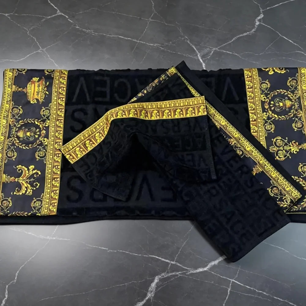 Towel Set 3 Piece Absorbent Quick Dry Bathrobe Beach Towel Home Hotel Style Soft Skin Friendly Bath Towel Set Large Towel