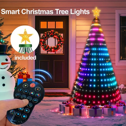 MIMIRGB Smart Christmas Tree Lights Fairy Lights Music Sync