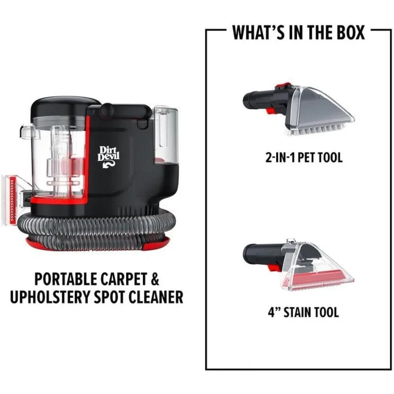 XMSJ Portable Spot Cleaner For Carpet And Upholstery With Suction