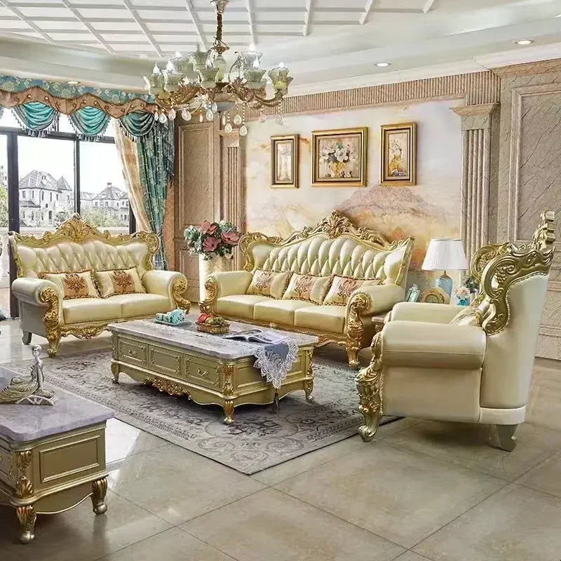 Large Filler Golden Sofas Wood Design Reclining Designer Luxury Couch Lounges Modular Nordic Canape Salon Furniture Home