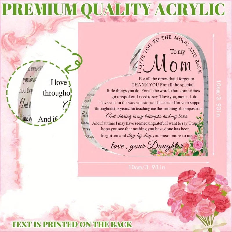 Mom Heart Keepsake - Perfect Birthday &amp; Mother&