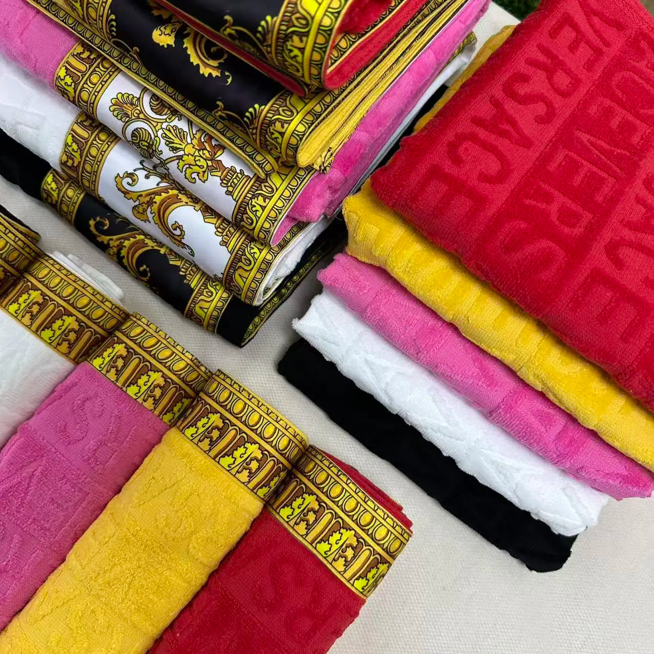 Towel Set 3 Piece Absorbent Quick Dry Bathrobe Beach Towel Home Hotel Style Soft Skin Friendly Bath Towel Set Large Towel