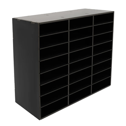 Desktop File Organizer with 24/36 Spacious Compartments, Sturdy PVC Frame, Easy Assembly, for Office Desk and Home Organization