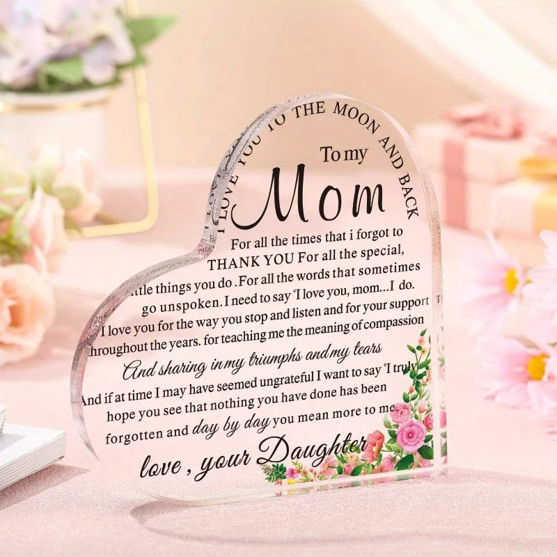 Mom Heart Keepsake - Perfect Birthday &amp; Mother&