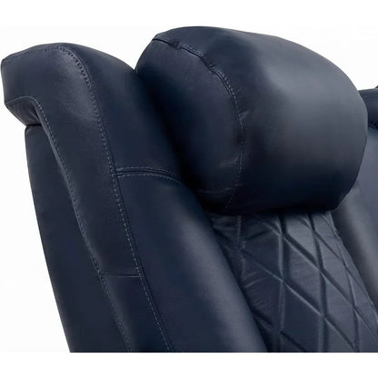 Hot salesValencia Tuscany Home Theater Seating | Premium Top Grain Italian Nappa 11000 Leather Power Recliner Chair with Lumbar