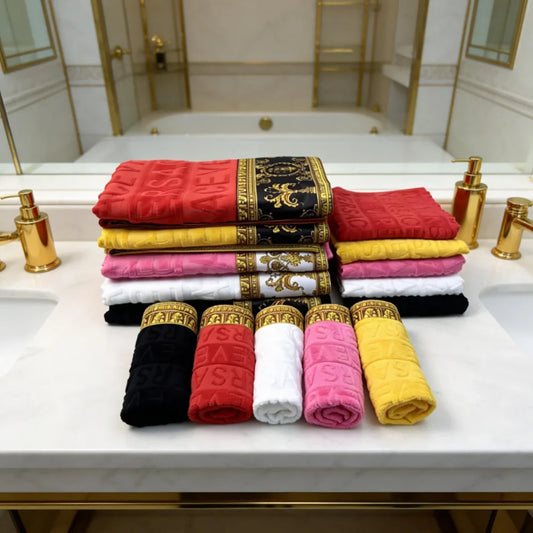 Towel Set 3 Piece Absorbent Quick Dry Bathrobe Beach Towel Home Hotel Style Soft Skin Friendly Bath Towel Set Large Towel