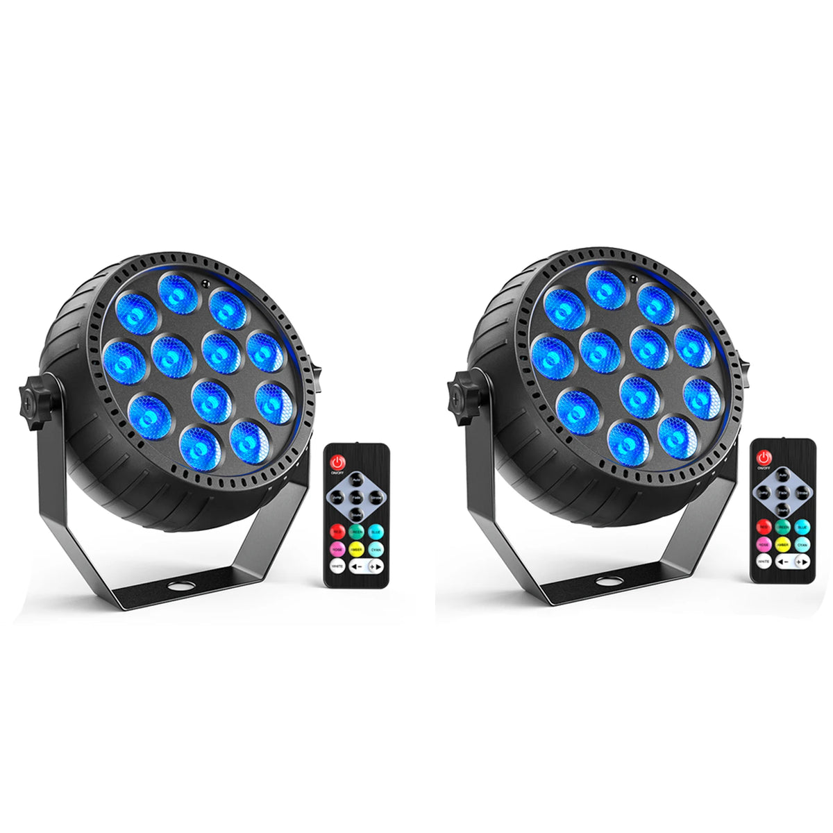 Somspot RGB LED Par Lights for DJ Stage Party Lighting