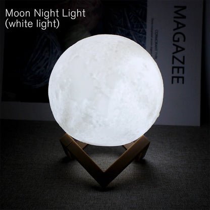 Moon L LED Book Light Moon Galaxy Night Lamp Bedroom