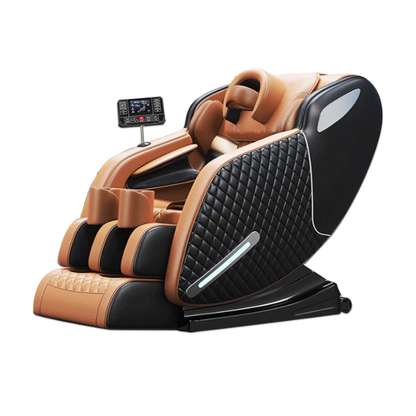 2025 Massage Chair Full Body Zero Gravity Recliner with 8 Fixed Massage Rollers Heating Bluetooth Speaker Airbags for Home Offic