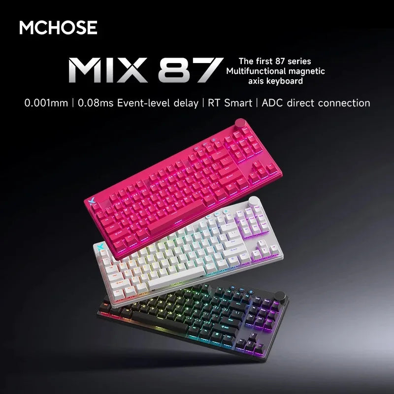 MCHOSE Mix87 Magnetic Switch Wired Mechanical Gaming Keyboard