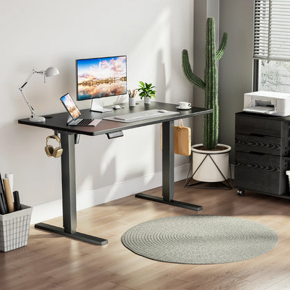 JHK Electric Height Adjustable Ergonomic Standing Desk For Home Office