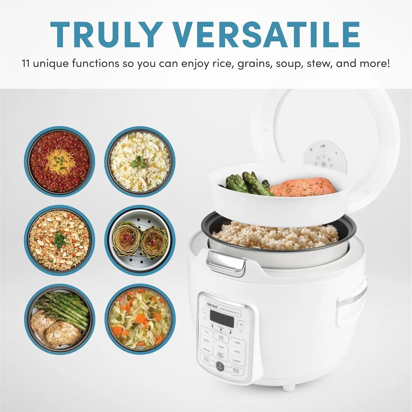 XMSJ Professional Digital Rice Cooker Multicooker Steamer Oatmeal