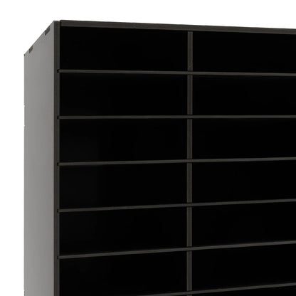 Desktop File Organizer with 24/36 Spacious Compartments, Sturdy PVC Frame, Easy Assembly, for Office Desk and Home Organization