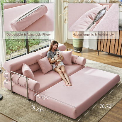 Convertible Sleeper Sofa - 35&