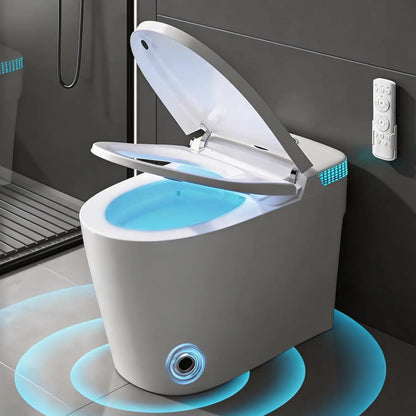 Smart Toilet with Built-In Bidet, Heated Seat &amp; Child Mode, Multiple Flushing Modes, Self-Cleaning Nozzle &amp;, Customized