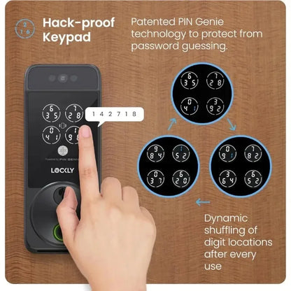 Discount Upgraded version Visage Zeno Series Smart Lock, Facial Recognition &amp; Fingerprint Keyless Entry Door Lock