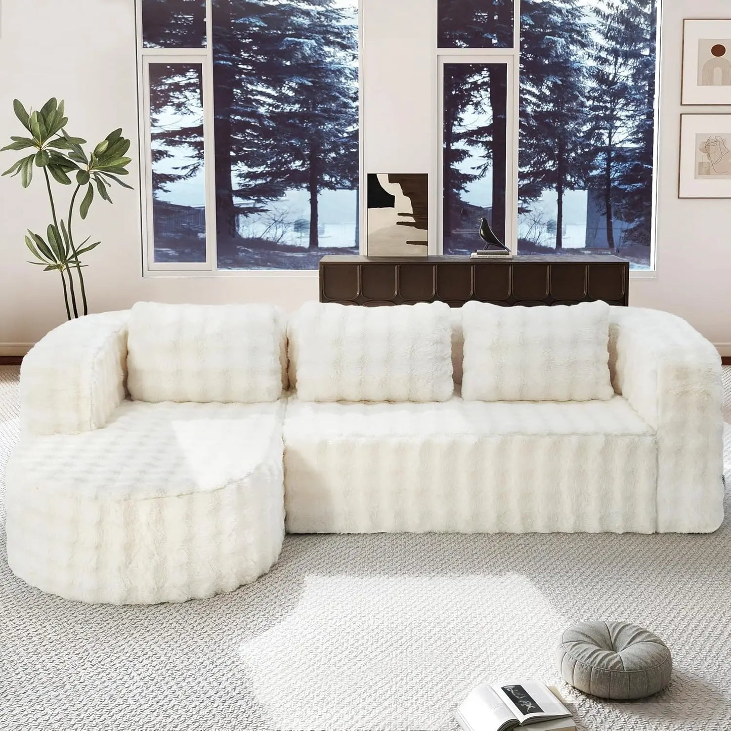 Cloud Modular L Shaped Sectional Sofa For Living Room